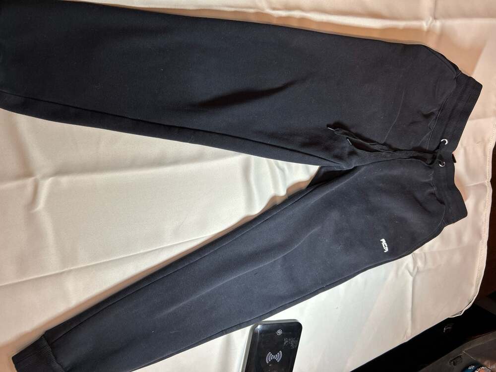 AC Milan Official Licensed Product Black Fleece Joggers Sweatpants